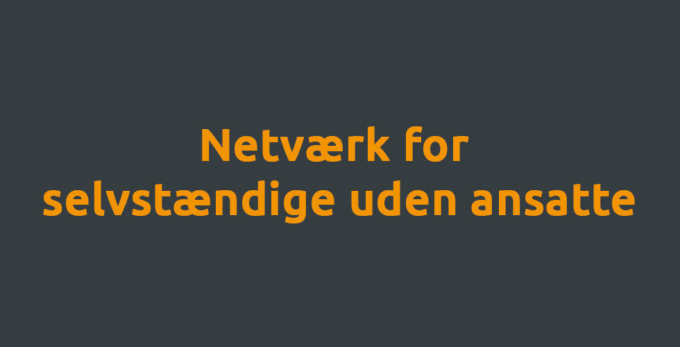 Netværk for selvstændige uden ansatte