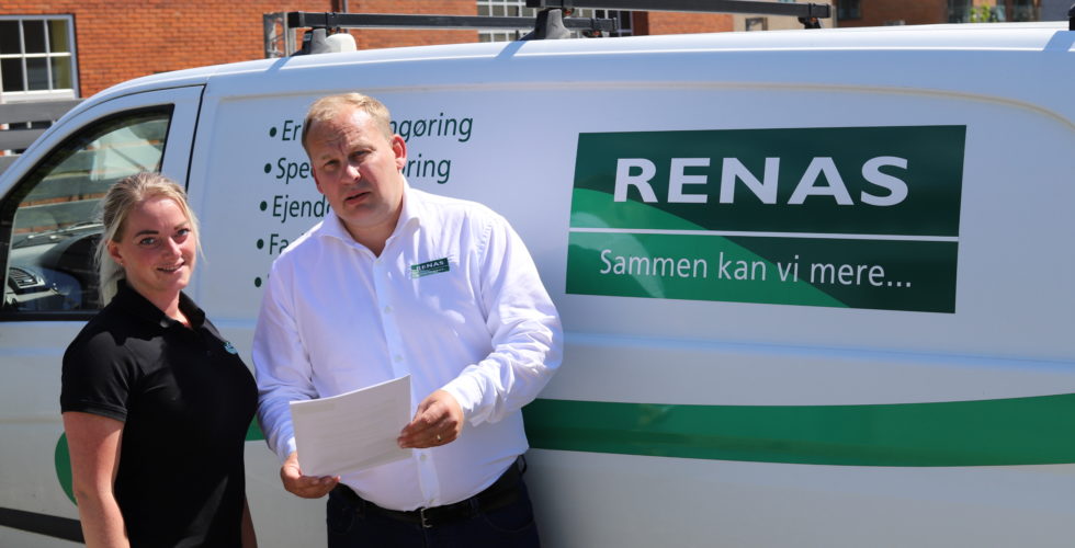 Renas-direktør Jacob Rasmussen og tilsynsførende Ninett Østergaard
